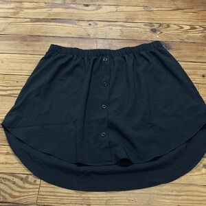 Chic Black High-Low Women's Skirt